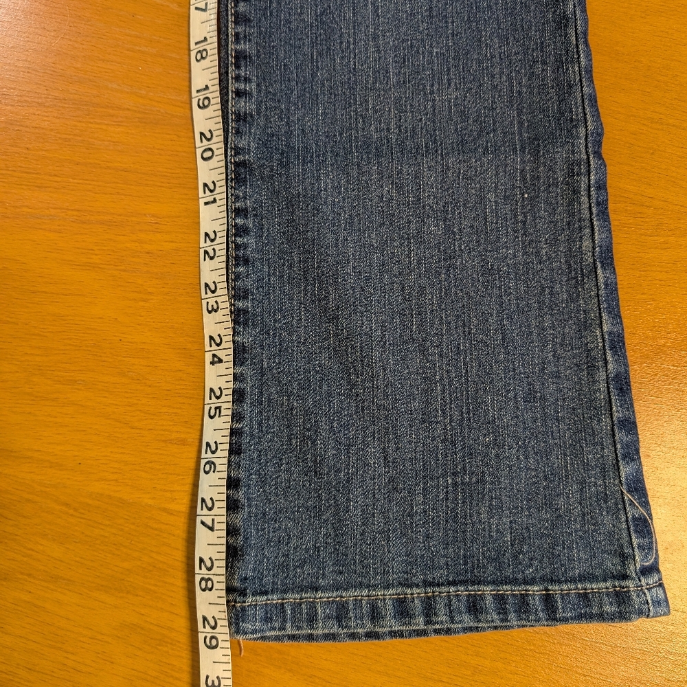 Style & Co Modern Boot Cut Jeans Size 12P Gorgeous Bling Pockets - Picture 10 of 11